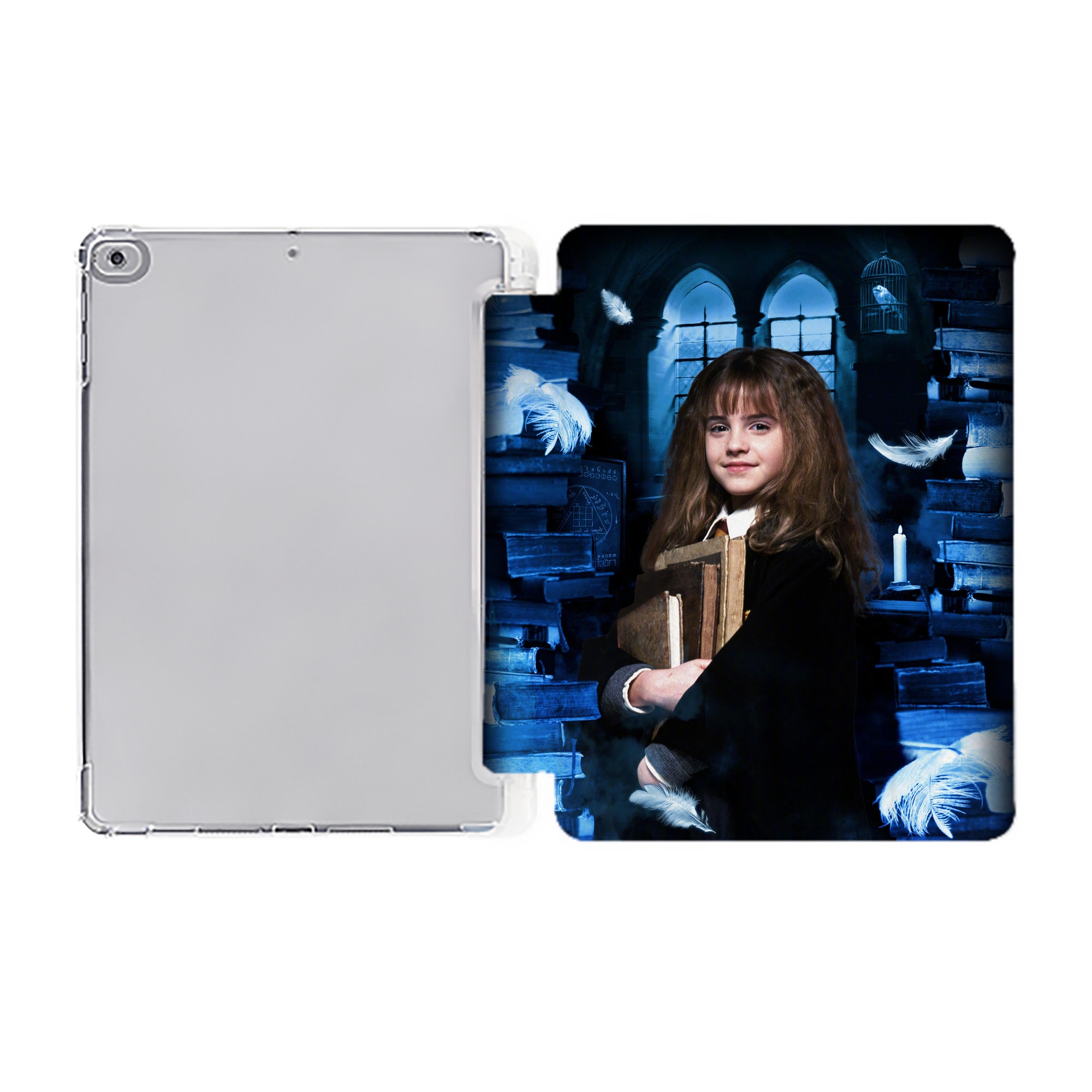 （画像用） Harry Potter ハリー・ポッターシリーズ IPad ケース ペン収納付き 三つ折りスタンド PUレザー×シリコン 対応機種9.5/10.5/10.9インチ